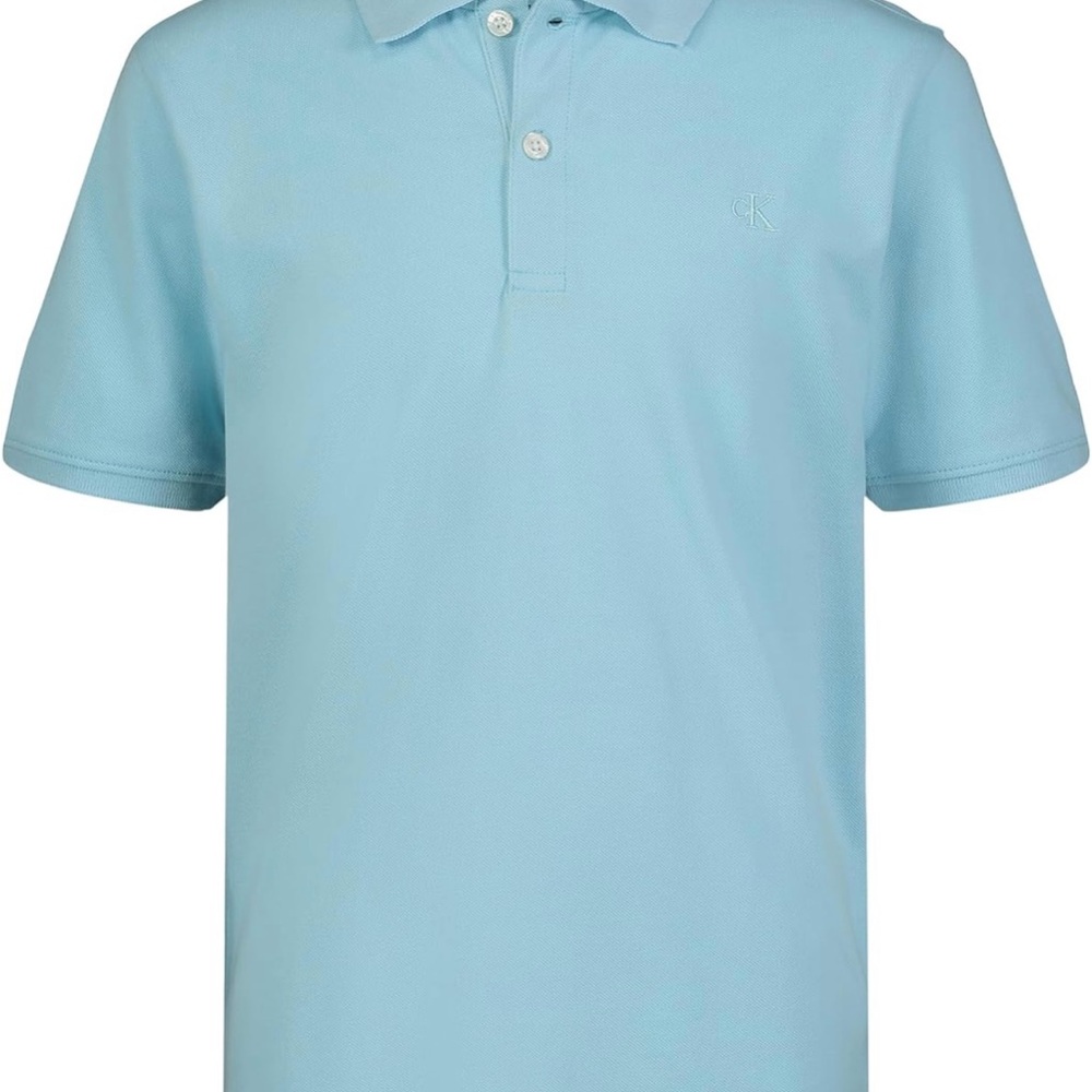 Calvin Klein Jeans Blue Polo Short Sleeve Classic
